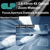 ELP 4K USB Camera with Microphone Manual Zoom Webcam 2.8-12mm Variable Focus PC Webcamera Mini UVC USB2.0 IMX317 USB Security_Camera 8mp Industrial Close-up Web_Cameras for Computer Raspberry Pi view 2