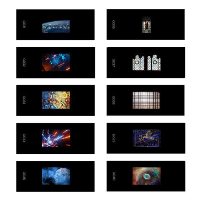 GODOX AK-S01 Slide Set Transparencies AK-R21 Camera Flash Projector, Pack of 10pcs