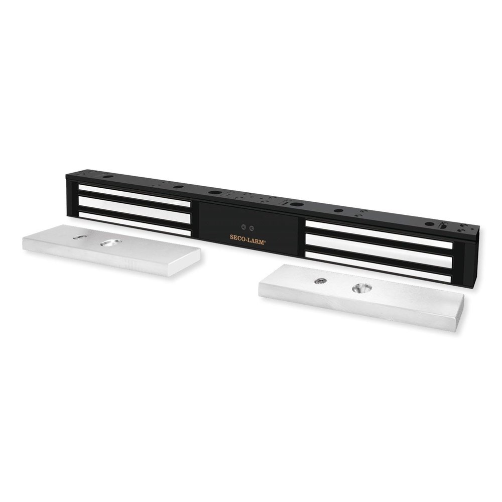 Seco-Larm E-941DB-600PQ Enforcer Double Door Electromagnetic Lock with Bond Sensor, 600 Lbs.