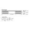 Seco-Larm E-941DB-600PQ Enforcer Double Door Electromagnetic Lock with Bond Sensor, 600 Lbs. view 2