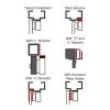 Seco-Larm E-941DB-600PQ Enforcer Double Door Electromagnetic Lock with Bond Sensor, 600 Lbs. view 3