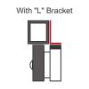 Seco-Larm E-941S-1K2B/LQ Enforcer L Bracket for 1,200 Lbs. Maglock view 3