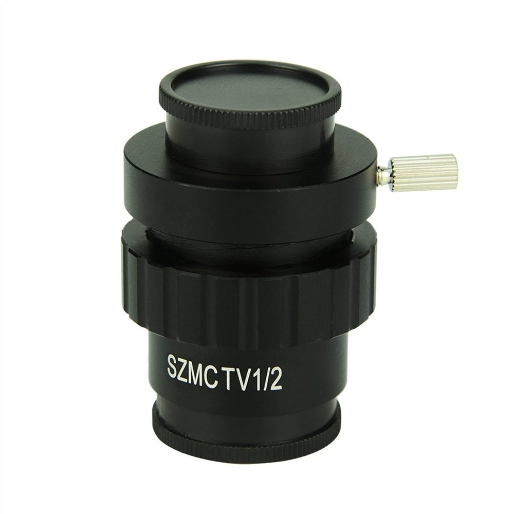 CTV 1/2 1/3 1X Adapter 0.3X 0.5X C Mount Lens Adapter for Trinocular Stereo Microscope HDMI VGA USB Video Camera (Color : 0.5X Adapter)