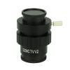CTV 1/2 1/3 1X Adapter 0.3X 0.5X C Mount Lens Adapter for Trinocular Stereo Microscope HDMI VGA USB Video Camera (Color : 0.5X Adapter) view 1