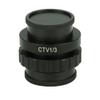 CTV 1/2 1/3 1X Adapter 0.3X 0.5X C Mount Lens Adapter for Trinocular Stereo Microscope HDMI VGA USB Video Camera (Color : 0.5X Adapter) view 4