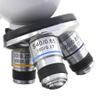 Microscope Objective Lens-Achromatic Objective Lens 4X 10X 20X 40X 60X 100X for Biological Microscope Bio-Microscope Conjugate Distance 185 mm (Color : 100X) view 2