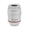 1X 2X Achromatic Objective Lens Infinity Objective for 195 Biological Microscope Accessories with RMS Thread Low Magnification- Microscope Auxiliary Lens (Color : 2X-Infinity) view 1