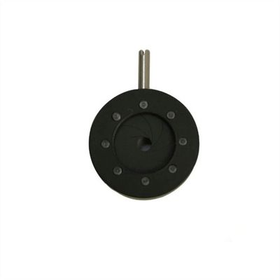 0.8-8MM Aperture Module Microscope Condenser Iris Diaphragm Enlargement and Reduction Metal Adjustable Diaphragm