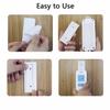 12 Pack Adhesive Punch Free Socket Holder, Self-Adhesive Desktop Socket Fixer, Power Strip Holder Fixator, Wall Mount Cable Management (White) view 4