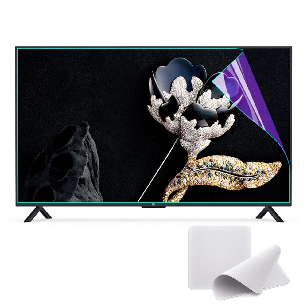 AIZYR Anti Blue Light Monitor Screen Protector 86" Anti Glare/Anti-UV/Anti Fingerprint Ultra Clear Monitor Screen Film for Curved and Standard Screen,75.9x43.5inch