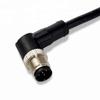 10pcs M8 90 Degree Right Angle Male Plug Connector with 1M 24AWG Wire, M8 Connector 4pin view 1