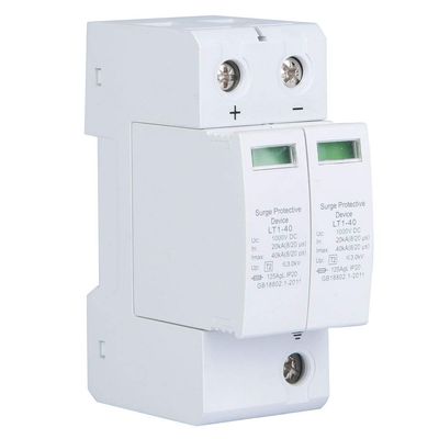 2P Circuit Breaker DC Miniature Circuit Breaker DC Photovoltaic Protector Low Voltage Arrester Disconnect Switch (2P40KA)