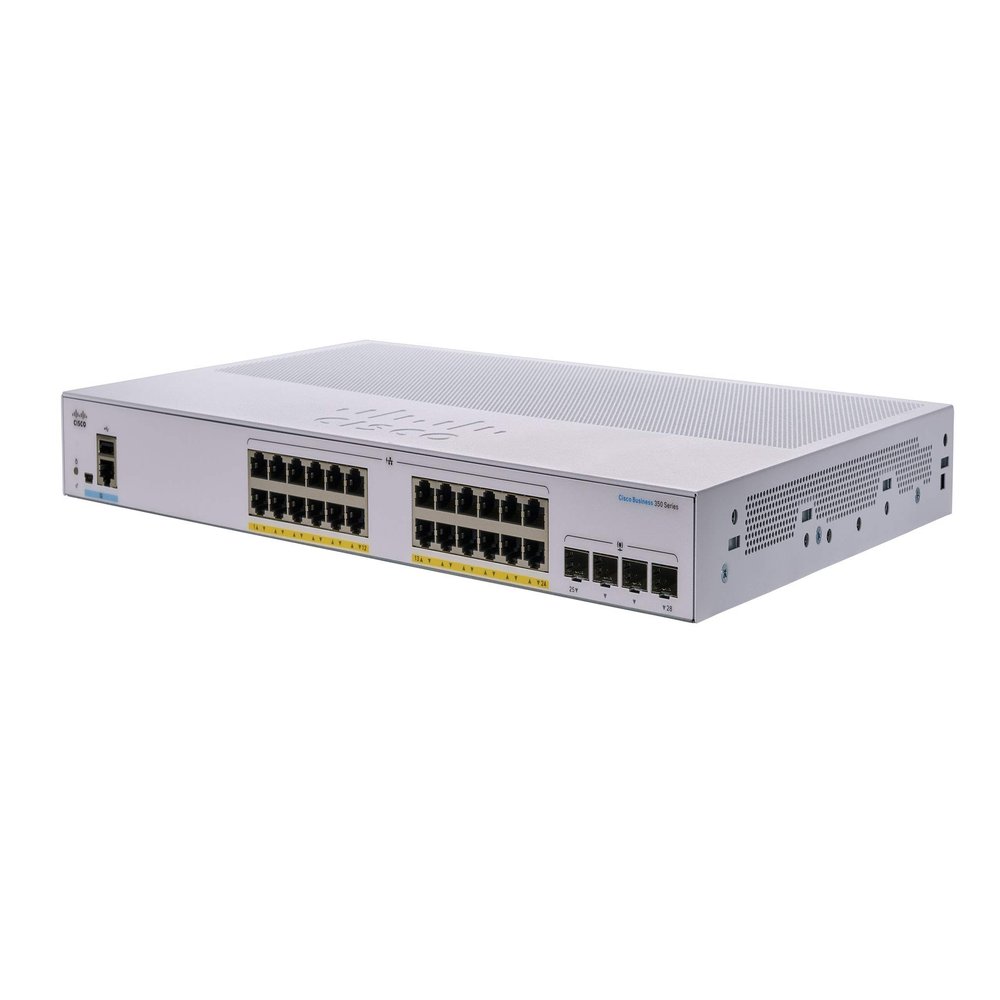 Cisco CBS350-24P-4G Business Series 24-Port Managed Ethernet Switch (Renewed)
