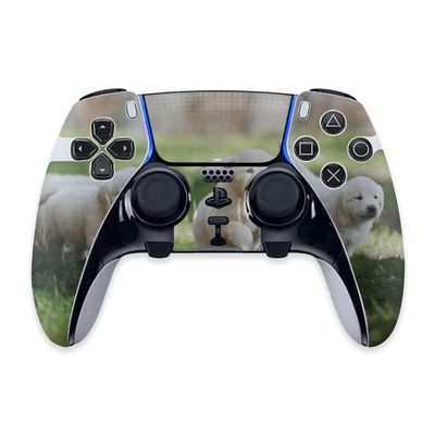 MightySkins Skin Compatible with PS5 DualSense Edge Controller - Puppy Pack | Protective, Durable, and Unique Vinyl Decal wrap Cover | Easy to Apply & Change Styles | Made in The USA