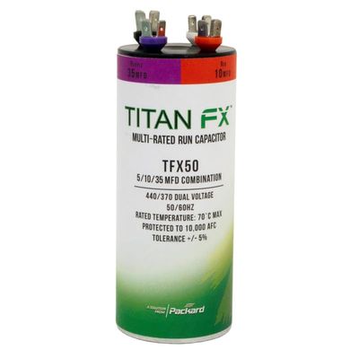 Packard Titanfx Multi Capacitor 50 Total Mfd Tfx50