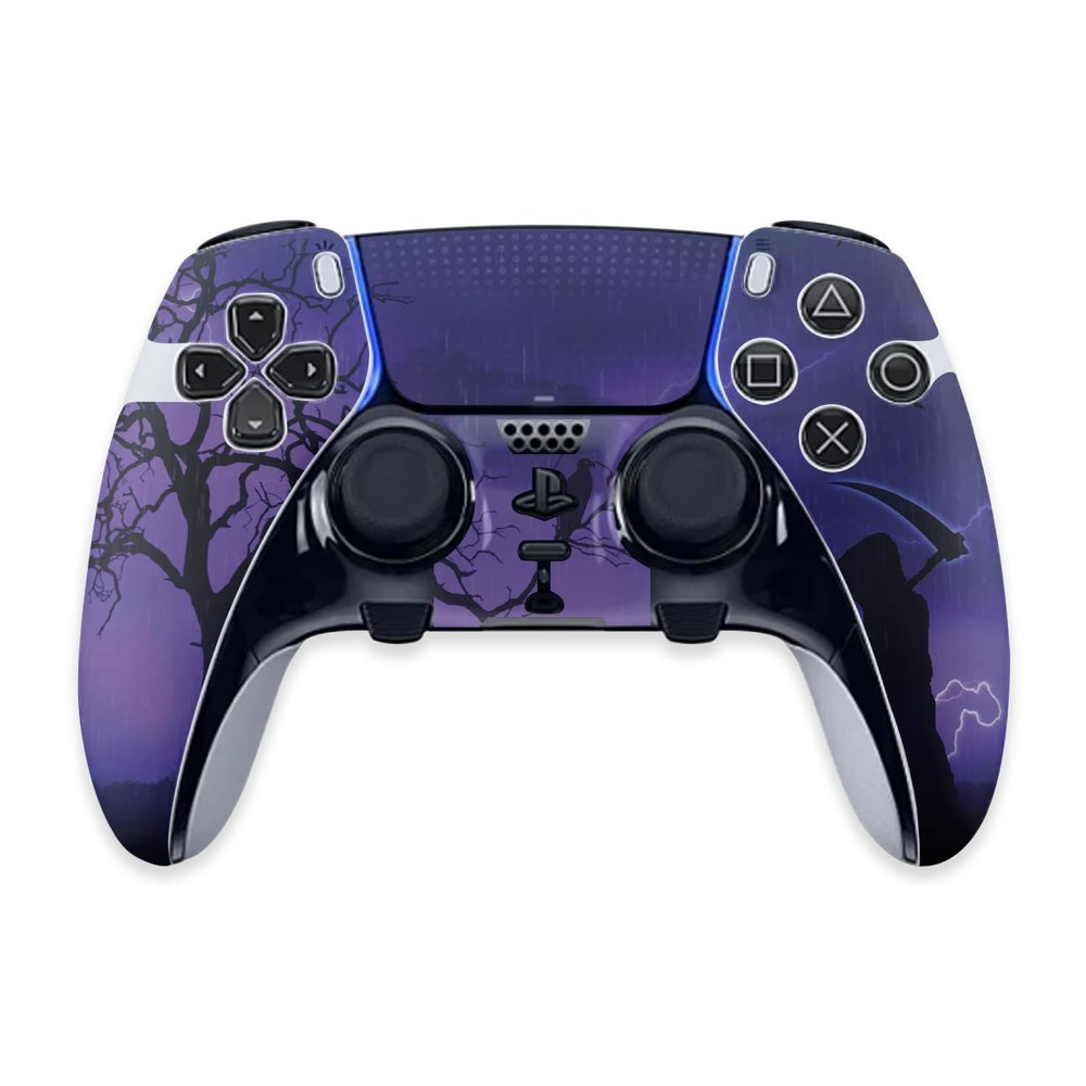 MightySkins Skin Compatible with PS5 DualSense Edge Controller - Mystic Reaper | Protective, Durable, and Unique Vinyl Decal wrap Cover | Easy to Apply & Change Styles | Made in The USA