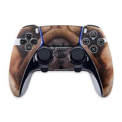 MightySkins Skin Compatible with PS5 DualSense Edge Controller - Pug | Protective, Durable, and Unique Vinyl Decal wrap Cover | Easy to Apply & Change Styles | Made in The USA