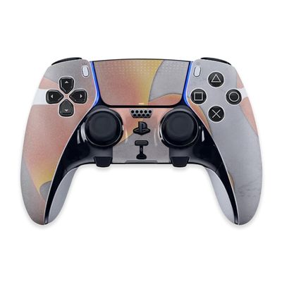 MightySkins Glossy Glitter Skin Compatible with PS5 DualSense Edge Controller - Marble Magma | Protective, Durable High-Gloss Glitter Finish | Easy to Apply & Change Styles | Made in The USA
