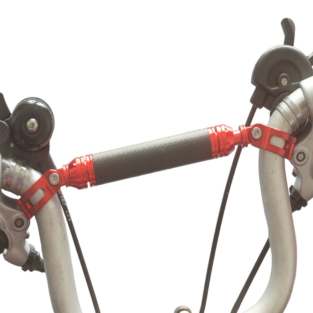 Handlebar Gadget Bridge for BROMPTON Computer/Phone Holder in RED