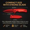 GIFTS INFINITY Personalized Pocket Knife  Custom Engraved, Titanium-Coated Stainless Steel, 2.75" Blade, Liner Lock  Gift for Men, Groomsmen, Camping, Hiking, Outdoor Use (Red) view 4