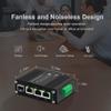 3 Port Hardened Industrial Gigabit Din Rail Switch,10/100/1000Mbps Ethernet Switch Din Rail 24V,8Gbps Switching Capacity,IP40 Rated Unmanaged Network Switch(-40~80C) view 4