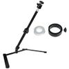 48MP 4K 1080P HDMI USB Industrial Video Microscope Camera 1-130X Zoom C Mount Lens Overhead Desktop Tripod for Repair Soldering (Color : Holder with Ring) view 1