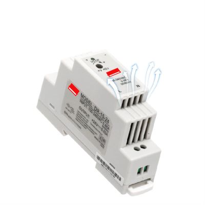 INFRI Industrial DIN Rail Switching Power Supply DR-15 15W Single Output 5V 12V 24V AC to DC Converter Power Switch Input 110/240VAC (Color : 15W 5V)