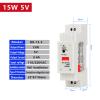 INFRI Industrial DIN Rail Switching Power Supply DR-15 15W Single Output 5V 12V 24V AC to DC Converter Power Switch Input 110/240VAC (Color : 15W 5V) view 2