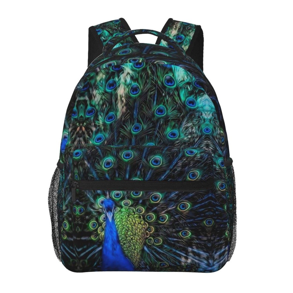 ASYG Peacock Backpack Women Laptop Backpack Women Tablet Travel Picnic Women Bag Laptop Bag Cute Travel Bag