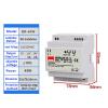 INFRI DIN Rail Switching Power Supply DR-15W 30W 45W 60W Single Output 5V 12V 24V AC DC Converter Power Switch Input 110/240VAC (Size : 24V, Color : 45W) view 2