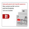 INFRI DIN Rail Switching Power Supply DR-15W 30W 45W 60W Single Output 5V 12V 24V AC DC Converter Power Switch Input 110/240VAC (Size : 24V, Color : 45W) view 4