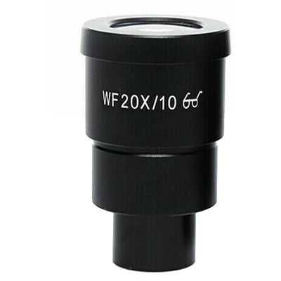 Microscope Accessories Kit Microscope Eyepieces 20X/10 Stereo Microscope Eyepiece WF20X Wide Field High Eye Point Optical Glass Lens 30mm Mounting Diameter Microscope Slides (Color : 1 pc)