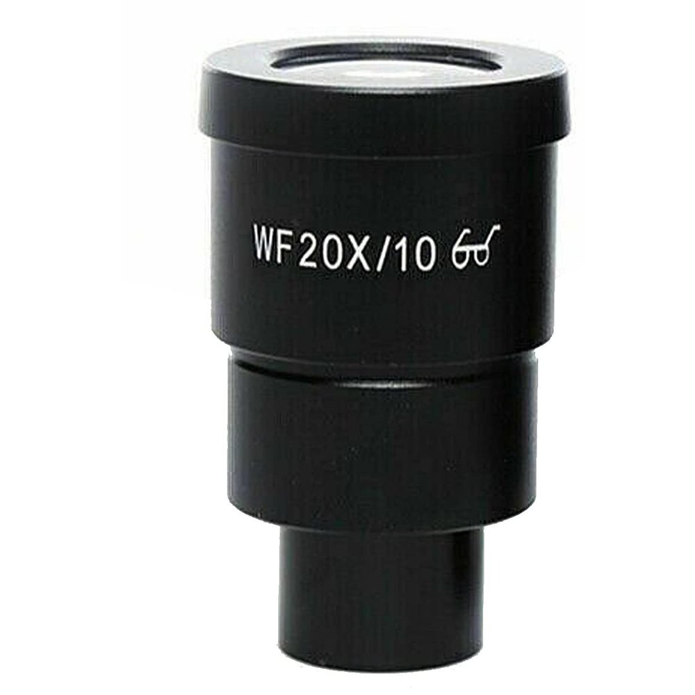Microscope Accessories Kit Microscope Eyepieces 20X/10 Stereo Microscope Eyepiece WF20X Wide Field High Eye Point Optical Glass Lens 30mm Mounting Diameter Microscope Slides (Color : 1 pc)