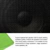 Rebower Speaker Grill Cloth Stereo Mesh Fabric Protective Dustproof Cloth, [for Home Speaker Repair] - 39.37 Inch x 59 Inch/Green view 3