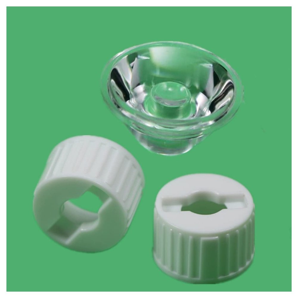 JUIYU Microscope Accessories Kit 5pcs 5/8/10/15/20/25/30/45/60/90/120 Degrees LED Lens with Black Holder Microscope Slides (Color : White, Size : 45 Degree_Size 22X13)