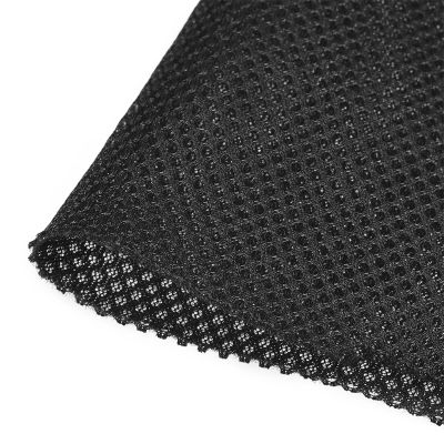 Rebower Speaker Grill Cloth Stereo Mesh Fabric Protective Dustproof Cloth, [for Home Speaker Repair] - 19.7 Inch x 63 Inch/Black