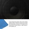 Rebower Speaker Grill Cloth Stereo Mesh Fabric Protective Dustproof Cloth, [for Home Speaker Repair] - 39.37 Inch x 59 Inch/Light Blue view 3