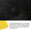 Rebower Speaker Grill Cloth Stereo Mesh Fabric Protective Dustproof Cloth, [for Home Speaker Repair] - 39.37 Inch x 63 Inch/Yellow view 3