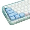 Cmokifuly Seasonic Keycaps XDA Profile Custom Keycap for Mechanical Keyboard,136 Keys Set PBT Dye Sublimation Keycaps (Blue Seasonic) view 1