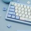 Cmokifuly Seasonic Keycaps XDA Profile Custom Keycap for Mechanical Keyboard,136 Keys Set PBT Dye Sublimation Keycaps (Blue Seasonic) view 2