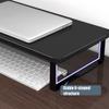 ZYFAB Universal Wood Monitor Stands, Multi-Purpose Desktop Stand Storage Organizer TV Shelf Monitor Riser for Laptop MacBook PC Save Space,Brown,8.2cm view 3