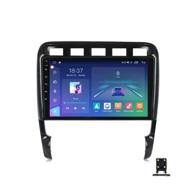 ZEARLY Double Din Car Stereo GPS Navigation System for Porsche Cayenne 2002-2010 Multimedia MP5 Player Bluetooth 2 Din Car Radio 9 Inch Touch Screen with Backup Camera Support Carplay,M6 pro,8G+256G