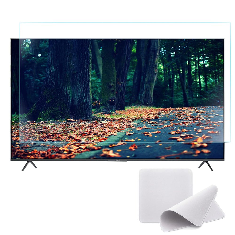 AIZYR 1Pack Anti Blue Light Screen Protector TV Screen Glare Filter UV Blocker Shield Cover Eye Protection Film for 86 inch LCD, LED, Desktop Ect,75.8x43.3inch