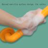 Handrail, Handrail, Indoor Stairs Handrail, Wall Handrail W/Sturdy Metal Barckets, Stair Grab Bar Without Barrier for Elderly People (C view 3