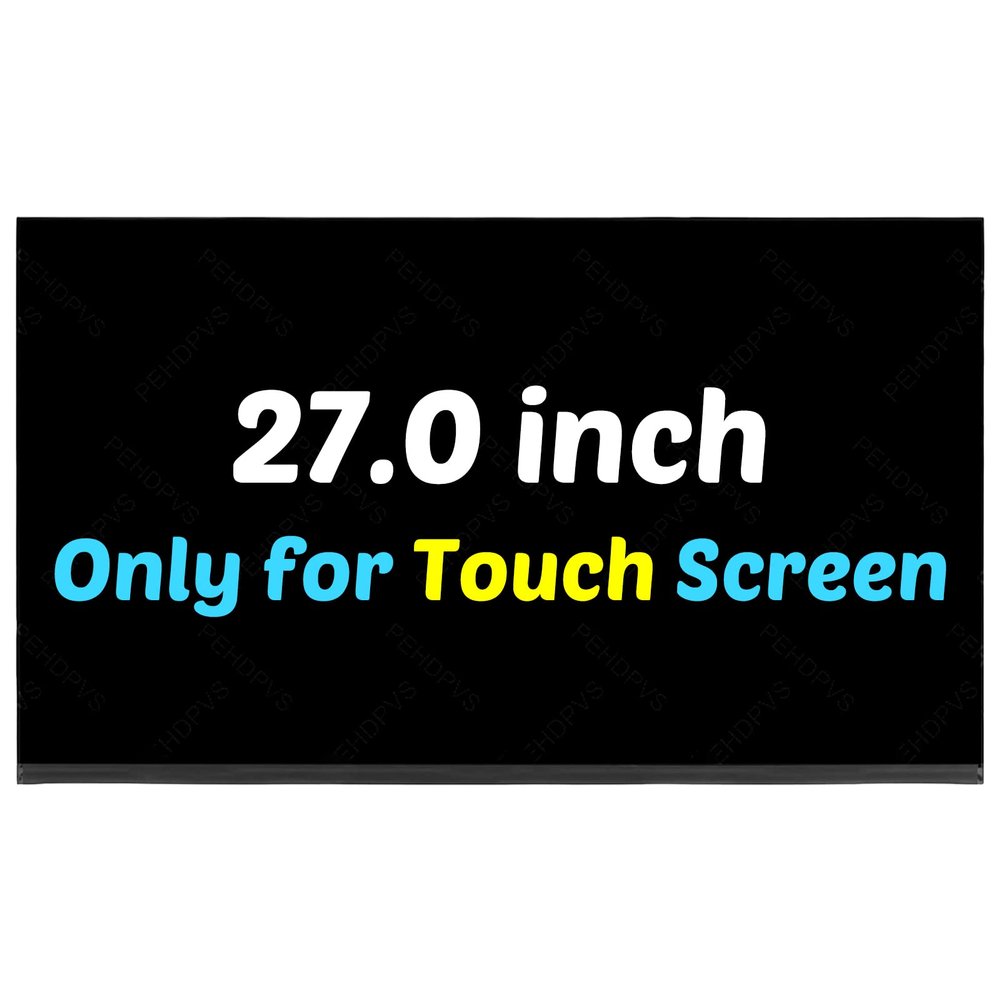 PEHDPVS 27" Screen Replacement for HP Pavilion 27-DP1270 LM270WFA-SSA1 LM270WFA SSA1 LM270WFA(SS)(A1) LCD LED Screen Display Panel (Only for Non-Touch Screen)