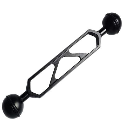 Leefasy 6 inch Black Dual Ball Joint Arm for Scuba Diving Underwater Photography Camera