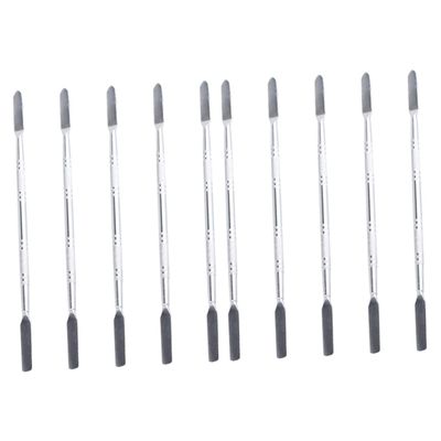 Mikikit 10pcs Stainless Steel Spudger Opening Tool for Mobile Phone Laptop Tablet Repair Double-Ended Pry Sticks for Electronics Disassembly