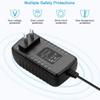 BestCH AC/DC Adapter Compatible with A&D and EK Series EK-610I EK-6100I EK-1200i EK-600i EK-4100I Legal Digital Jewelry Electronic Scale Power Supply view 2