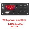 DC 6V12V Bluetooth Decoder Board,KIMISS Bluetooth 5.0 MP3 Decoder Module ABS Digital Display Decoding Audio Receiver Module with Remote Control view 4