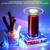 Vikye Music Tesla Coil, Bluetooth Transmission Arc Generator Plasma Loudspeaker Tesla Coil Desktop Toy, Educational Experiment Desktop Model for Teaching view 2